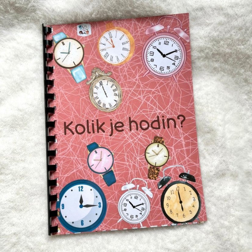 Pracovní listy na určování hodin pro prvňáčky od Elis v papíru