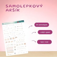 Malé značky, velký pořádek | Samolepky do diáře