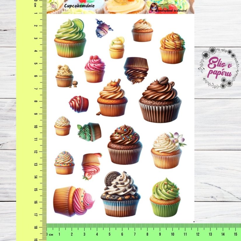 Cupcakemánie | Samolepky do diáře