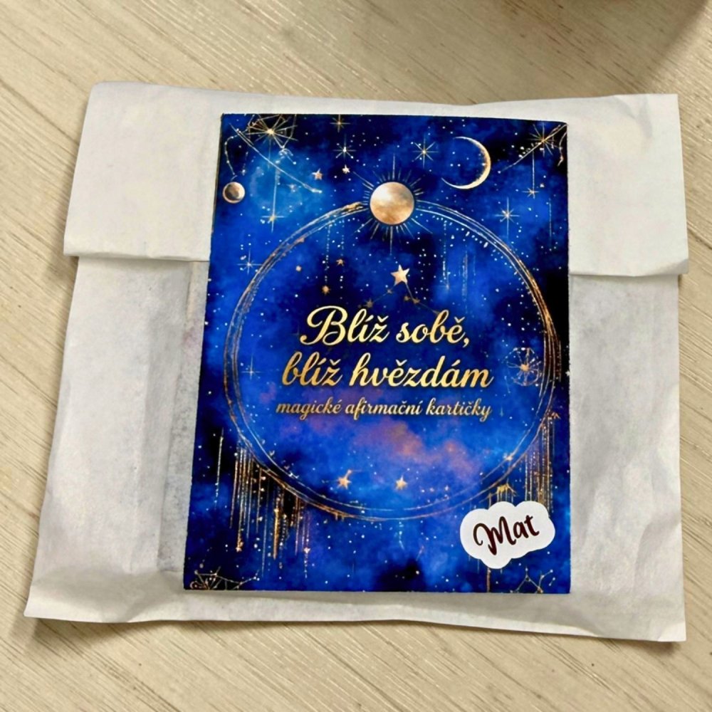 Vesmírné diářové samolepky Blíž sobě blíž hvězdám